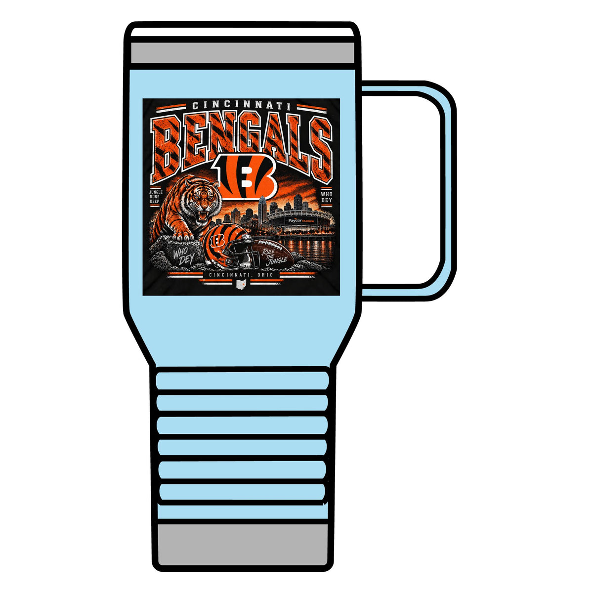 Cincinnati Bengals Jungle Reign - 20oz Insulated Mug