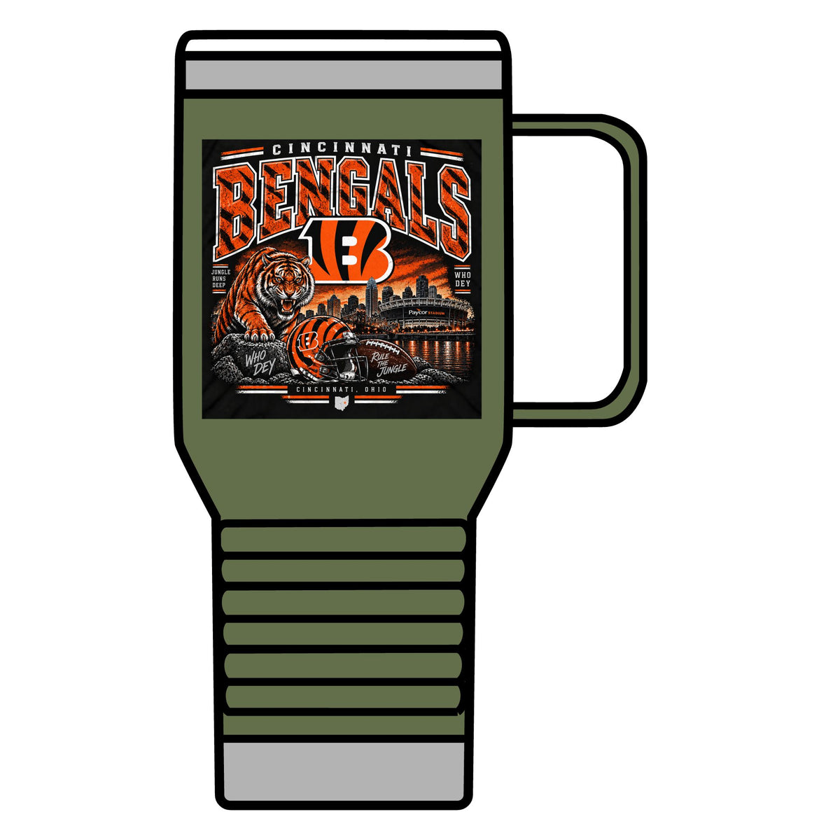 Cincinnati Bengals Jungle Reign - 20oz Insulated Mug