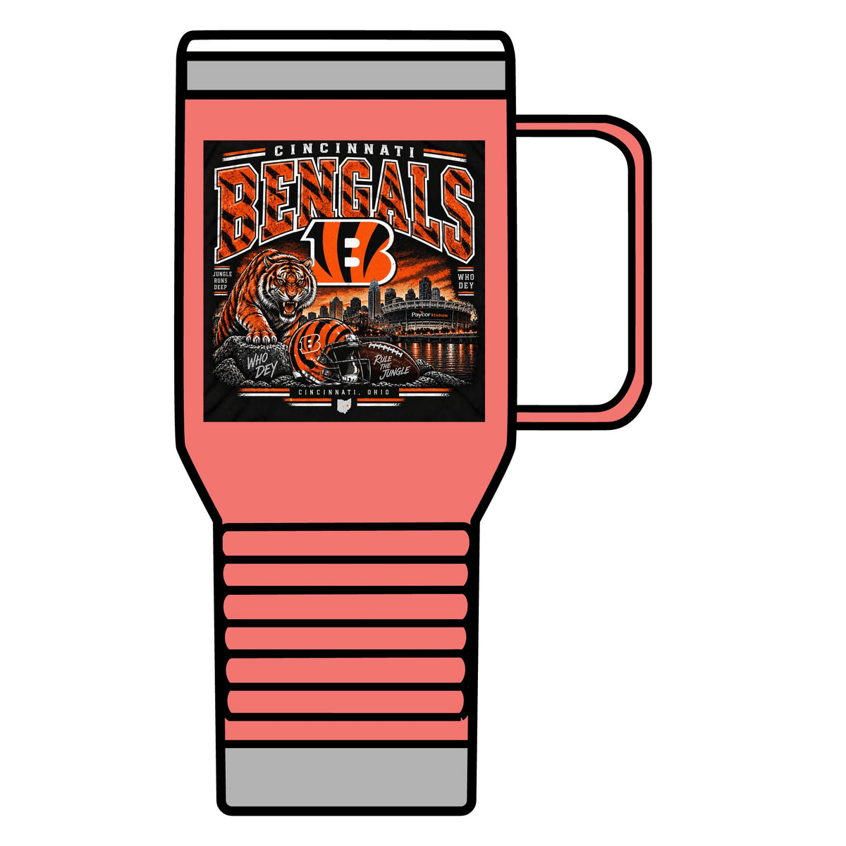 Cincinnati Bengals Jungle Reign - 20oz Insulated Mug