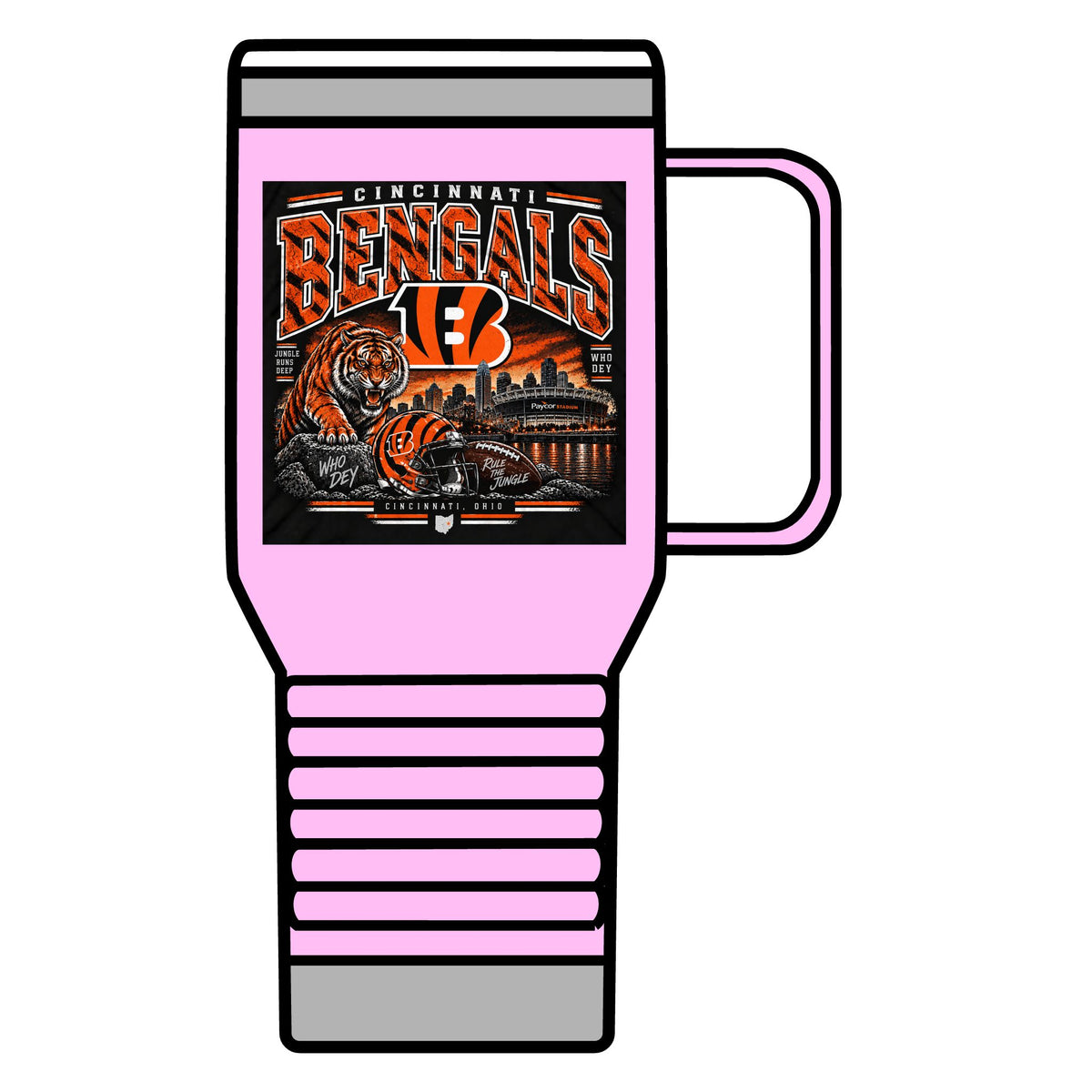 Cincinnati Bengals Jungle Reign - 20oz Insulated Mug