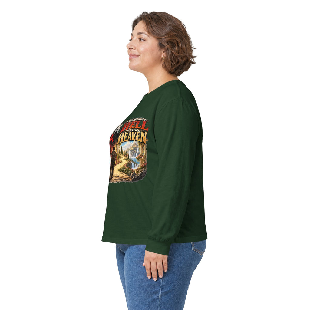 Path To Heaven Path To Hell - Unisex Ultra Cotton Long Sleeve Tee