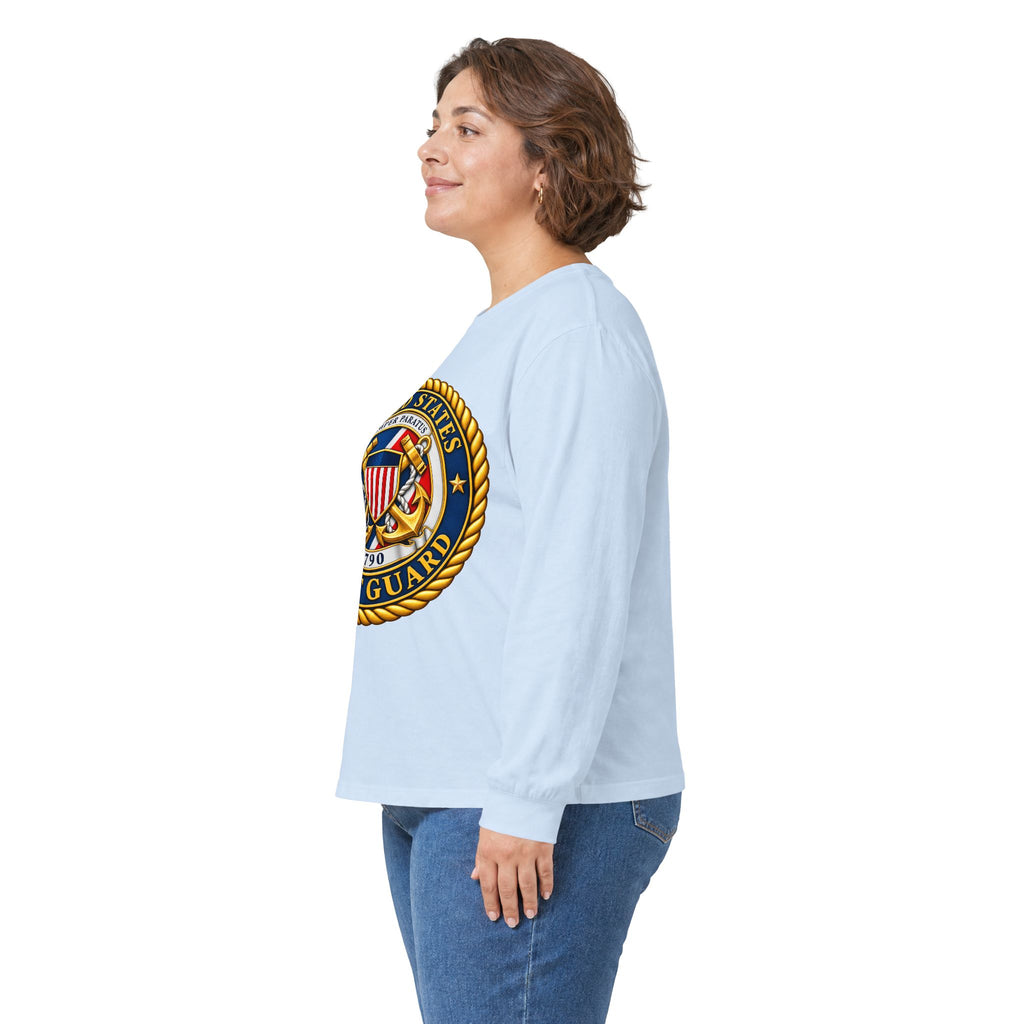 U.S. Coast Guard Emblem - Unisex Ultra Cotton Long Sleeve Tee