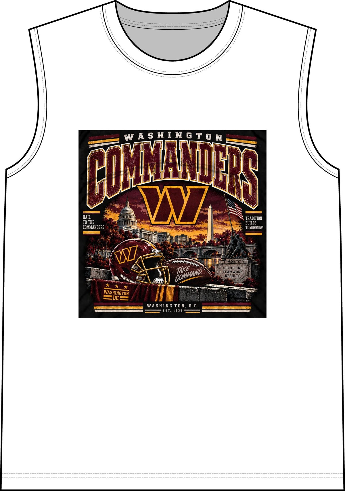 Washington Commanders Pride - Classic Tank
