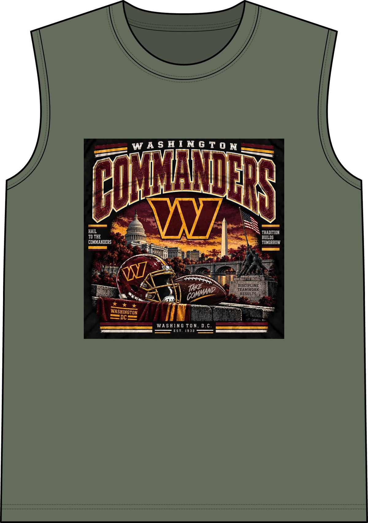 Washington Commanders Pride - Classic Tank