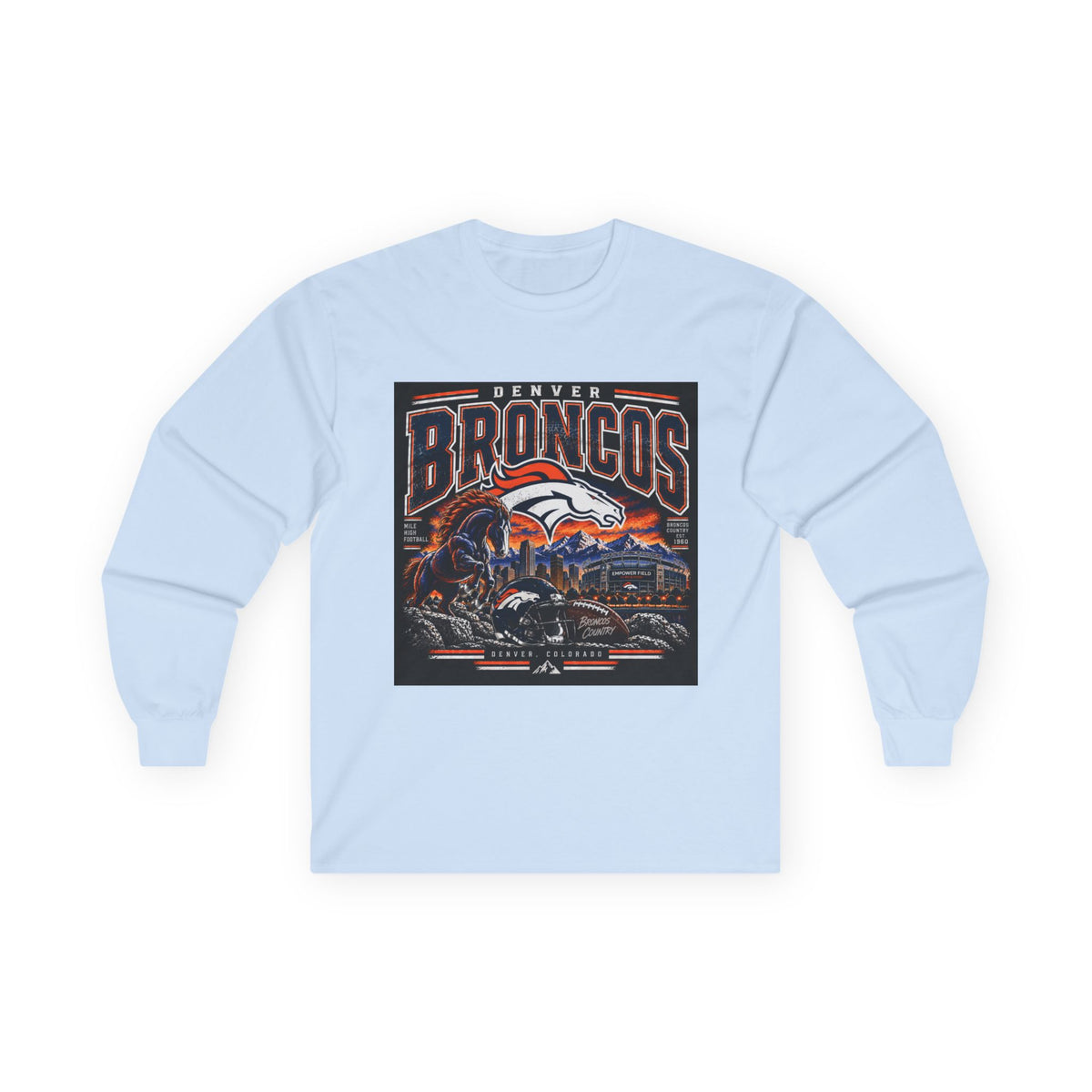 Denver Broncos Mile High Pride - Unisex Ultra Cotton Long Sleeve Tee