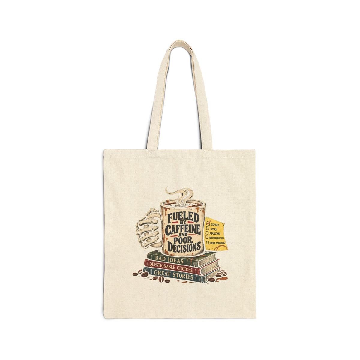 Fueled by Caffeine - Canvas Tote