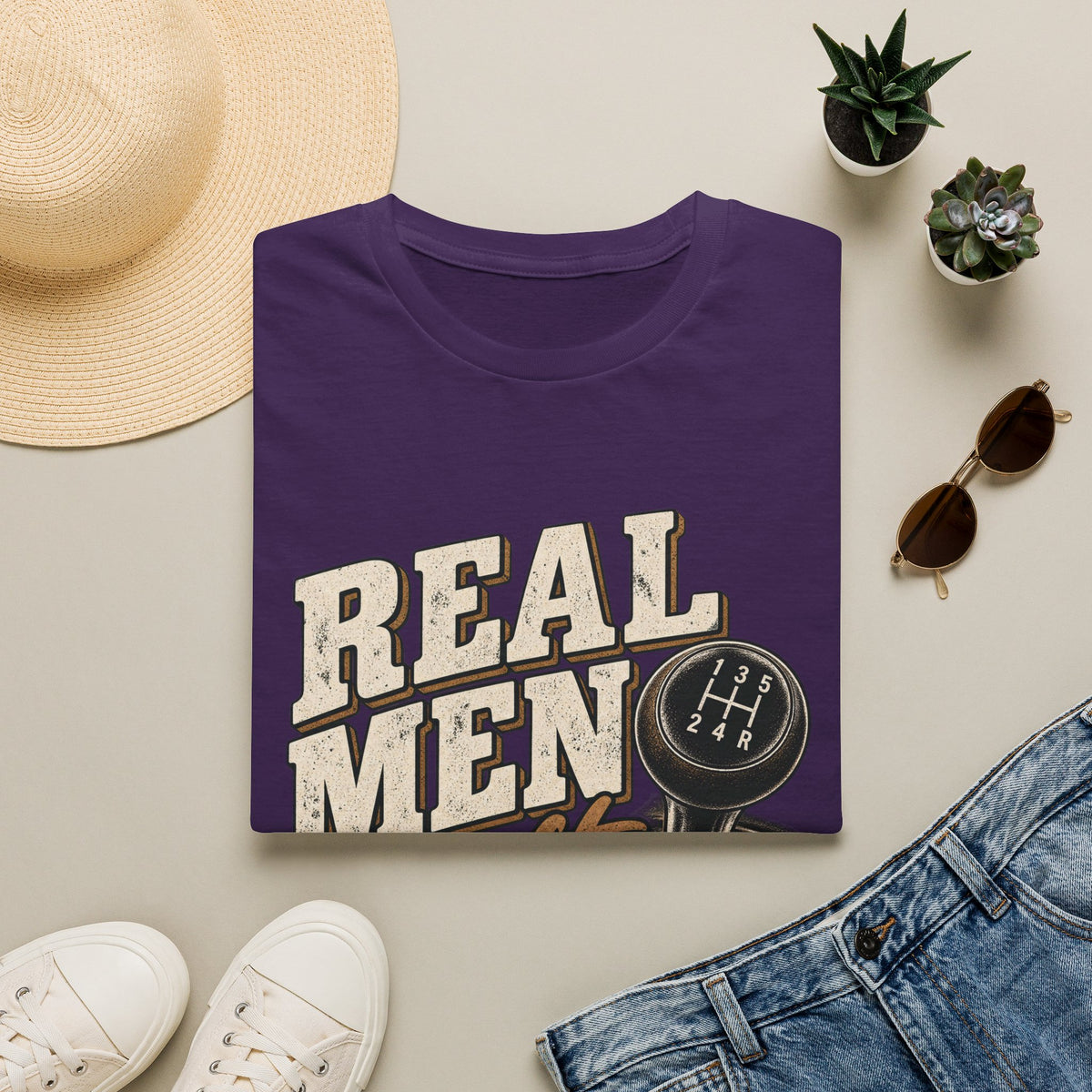 Real Men Shift - Classic Tee