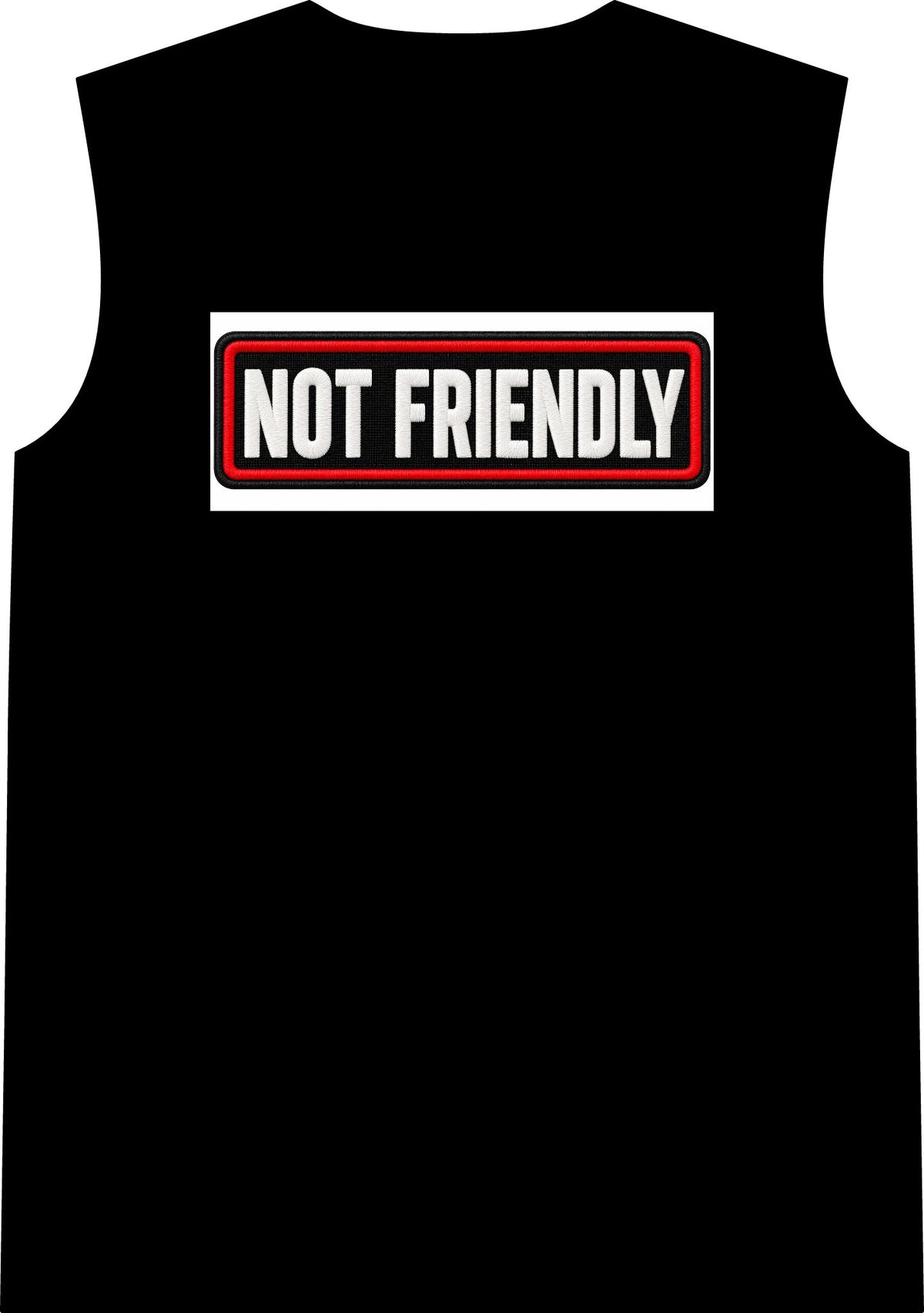 Not Friendly - Service Dog Patch - Classic Tank