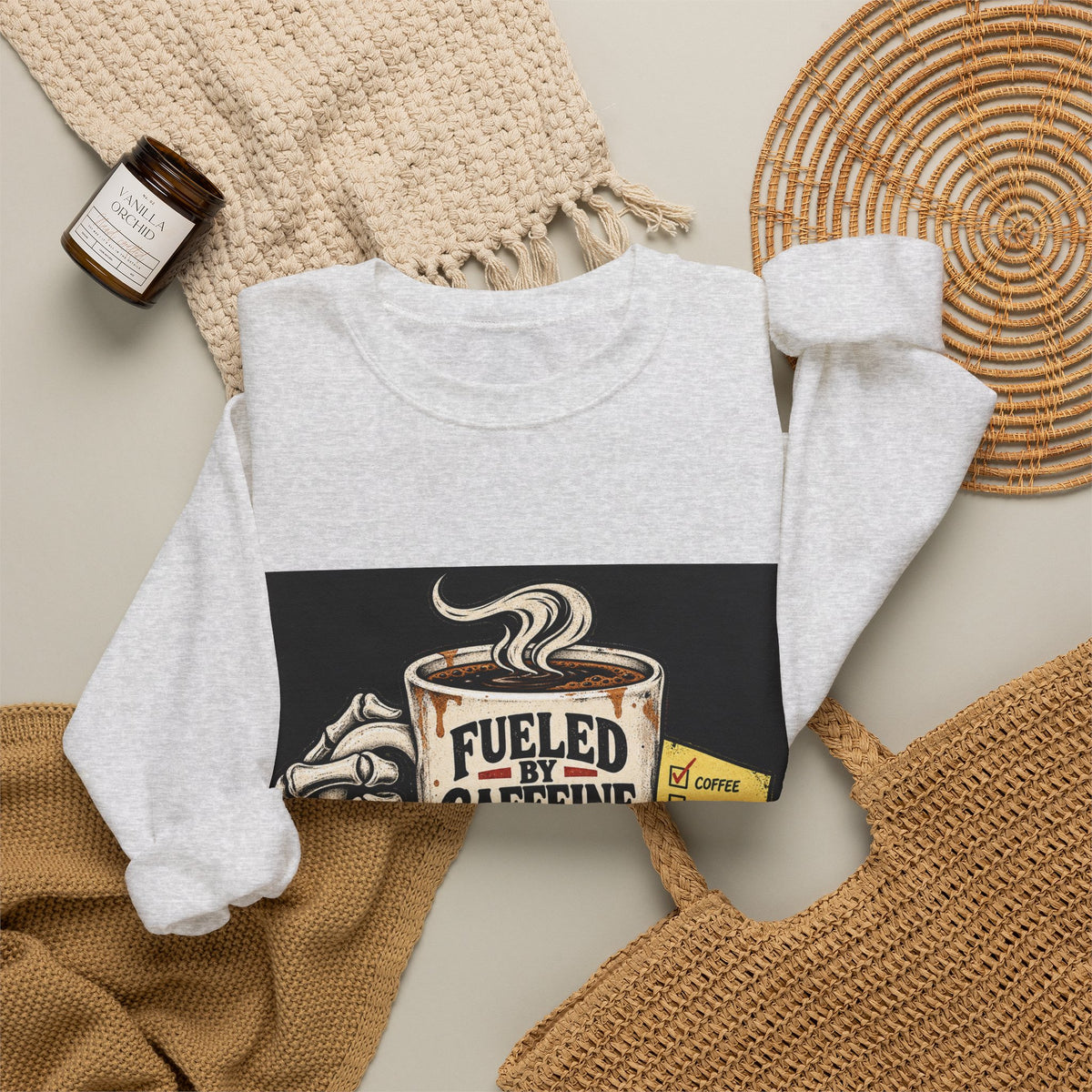 Fueled by Caffeine - Crewneck Sweatshirt