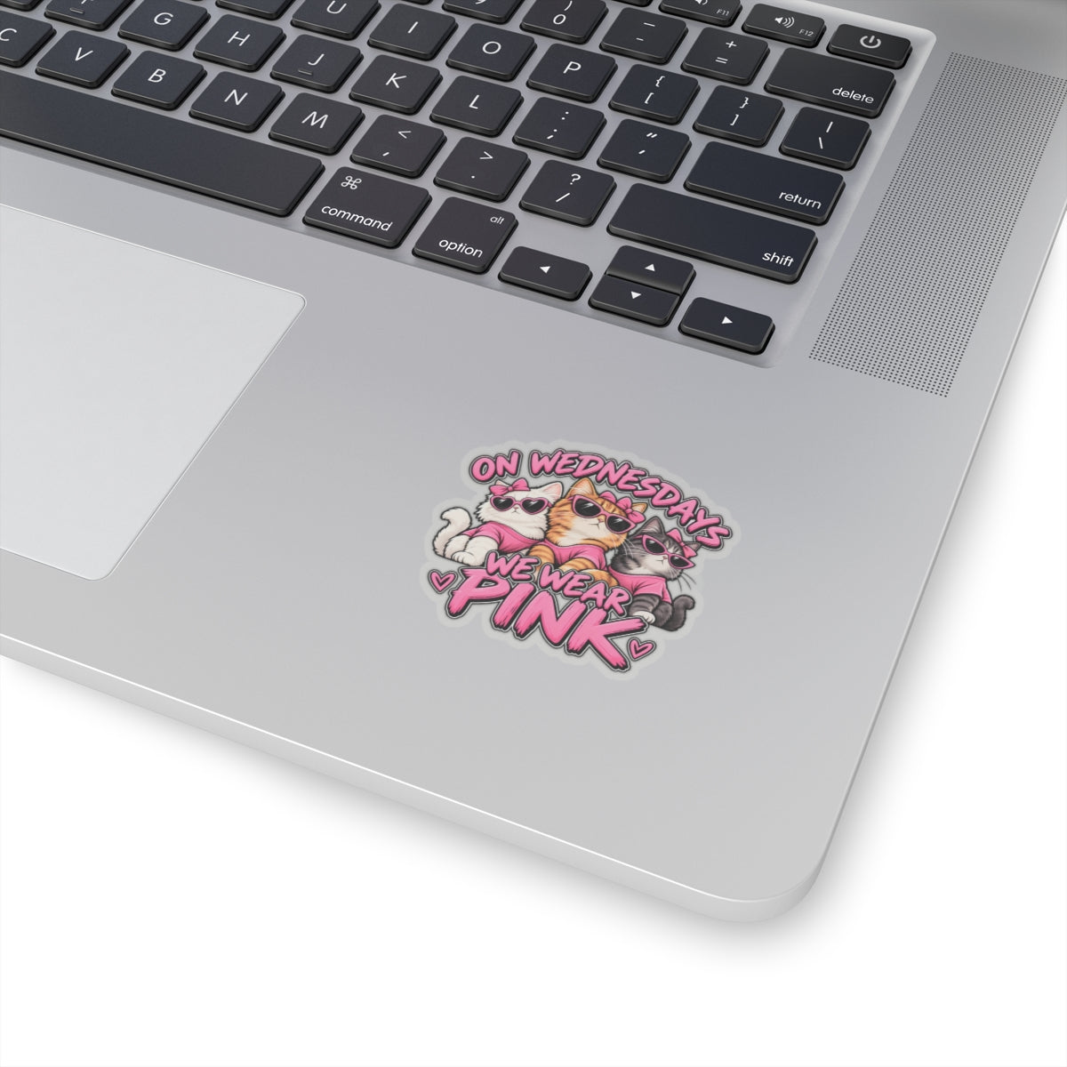 On Wednesdays We Wear Pink - Kiss-Cut Sticker