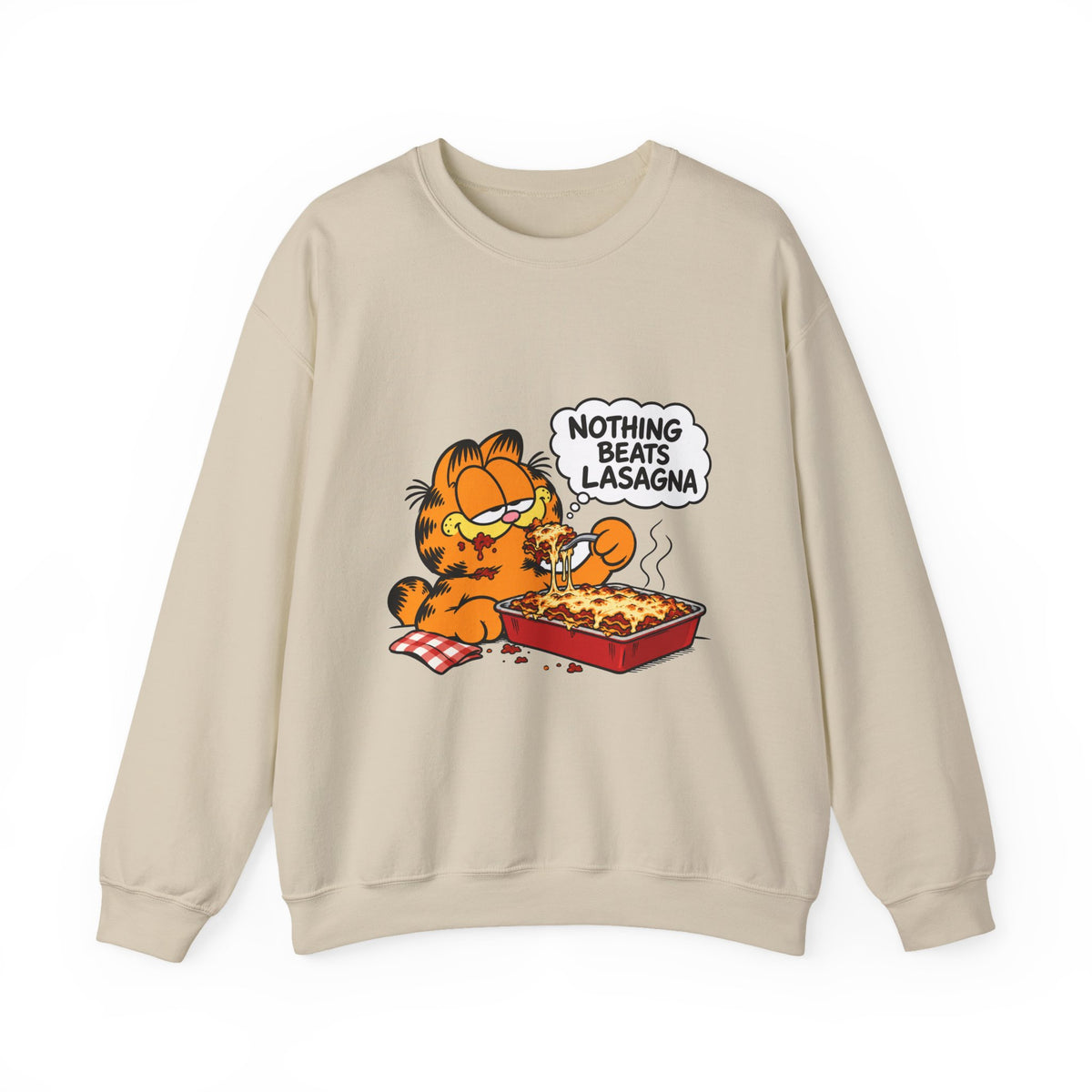 Nothing Beats Lasagna - Crewneck Sweatshirt