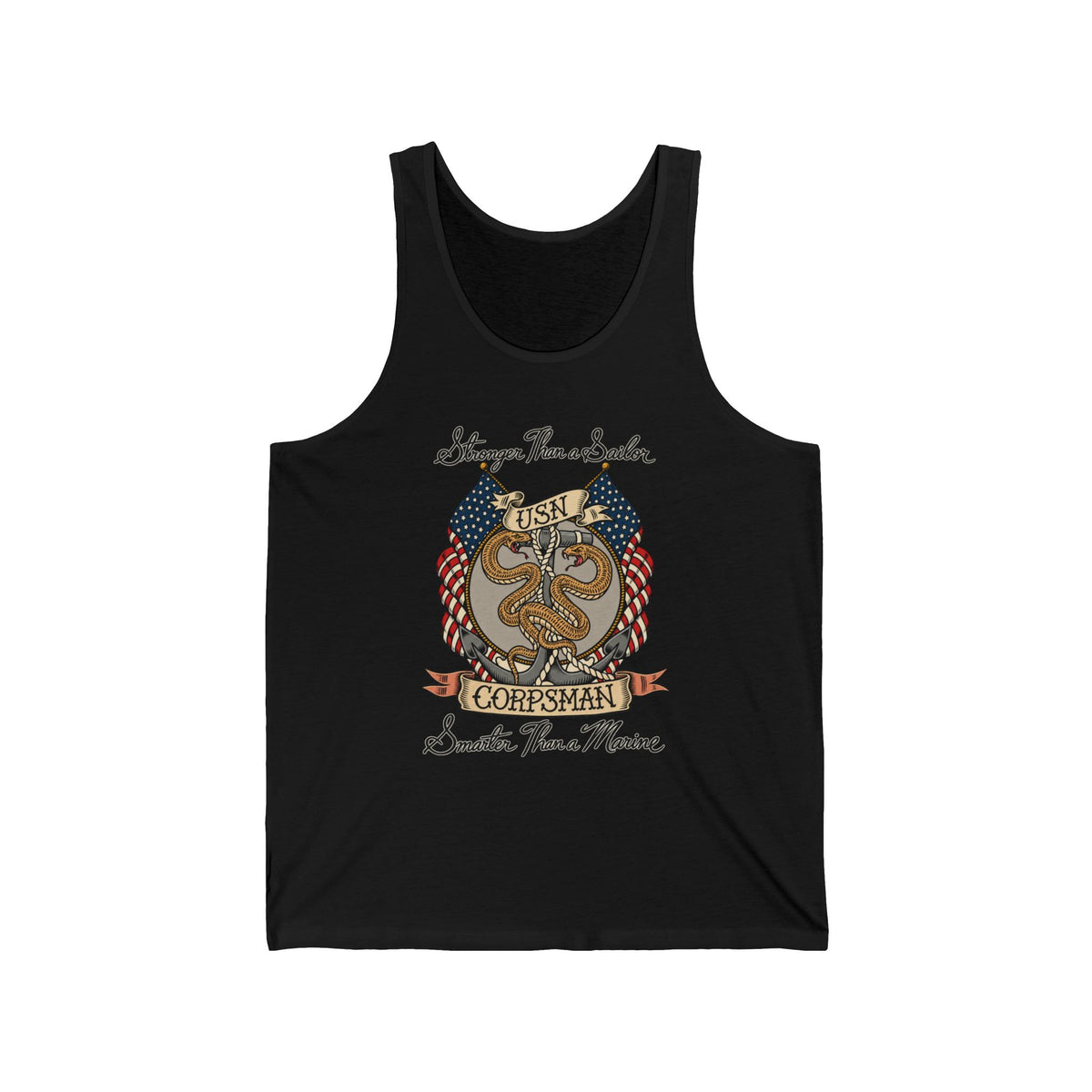 Corpsman Pride Crest - Athletic Tank