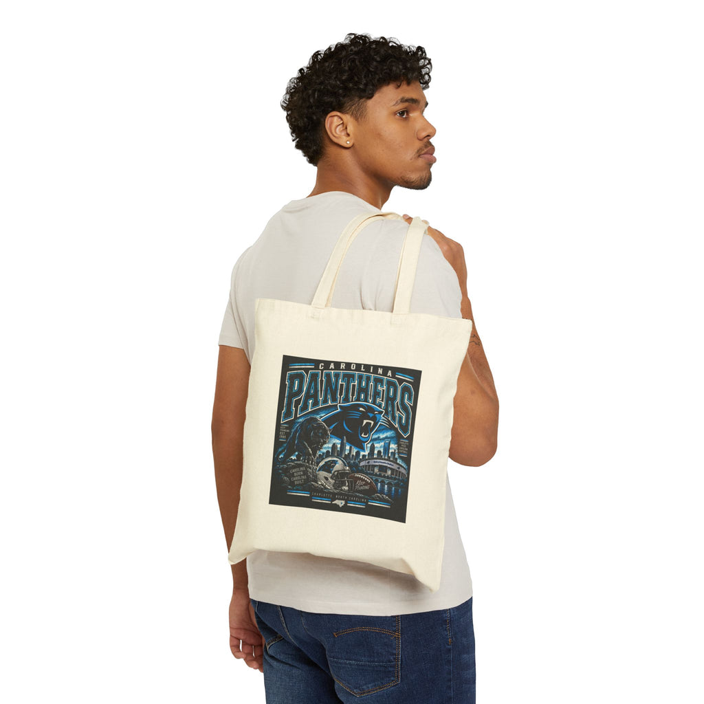 Carolina Panthers Keep Pounding - Canvas Tote