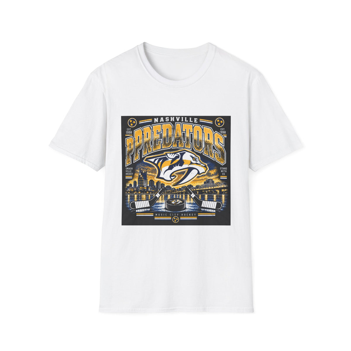 Nashville Predators Music City - Classic Tee