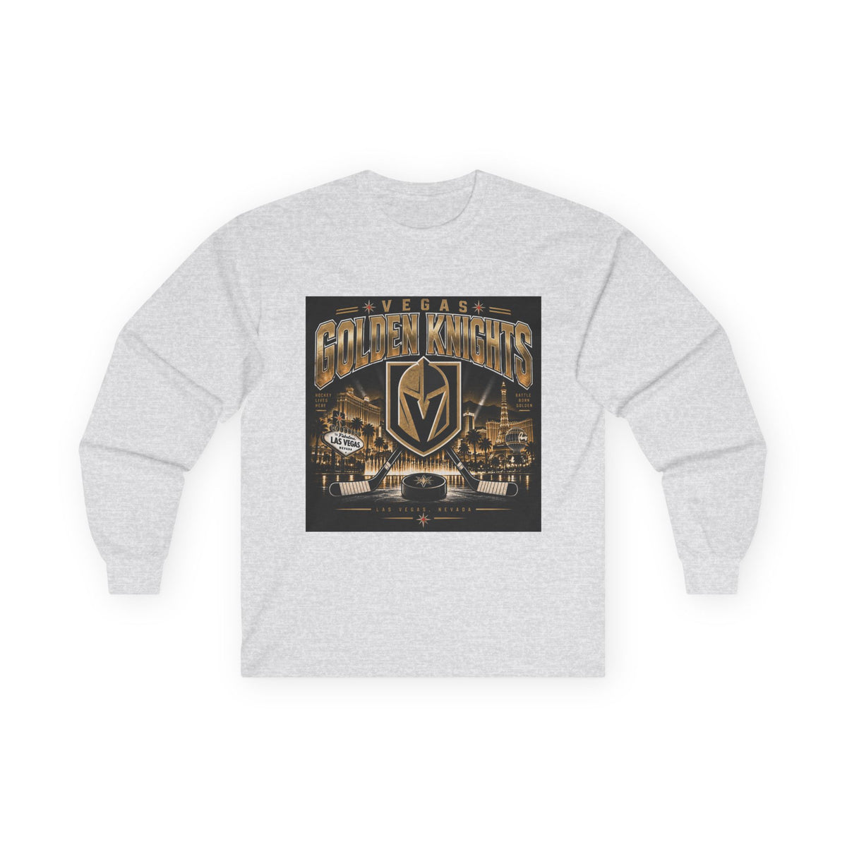 Golden Knights Vegas Nights - Unisex Ultra Cotton Long Sleeve Tee