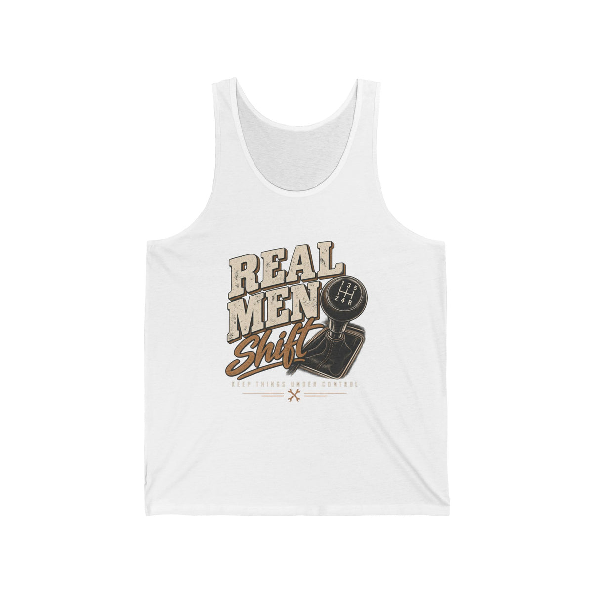 Real Men Shift - Athletic Tank