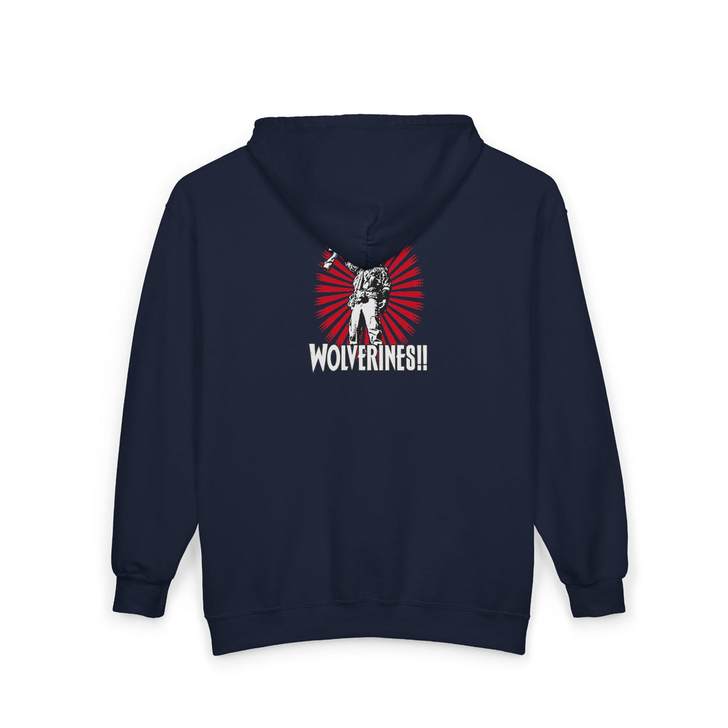 Wolverines - Full-Zip Hooded Sweatshirt