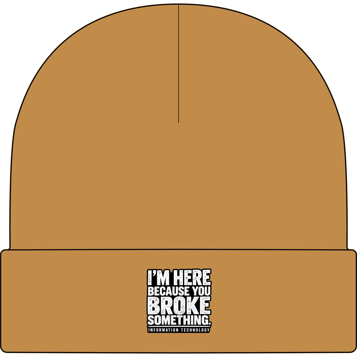 Broke Something - AS Colour 1107 Cuff Beanie