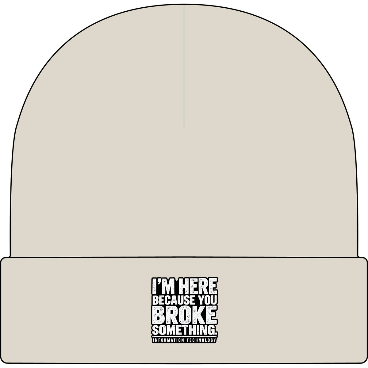 Broke Something - AS Colour 1107 Cuff Beanie
