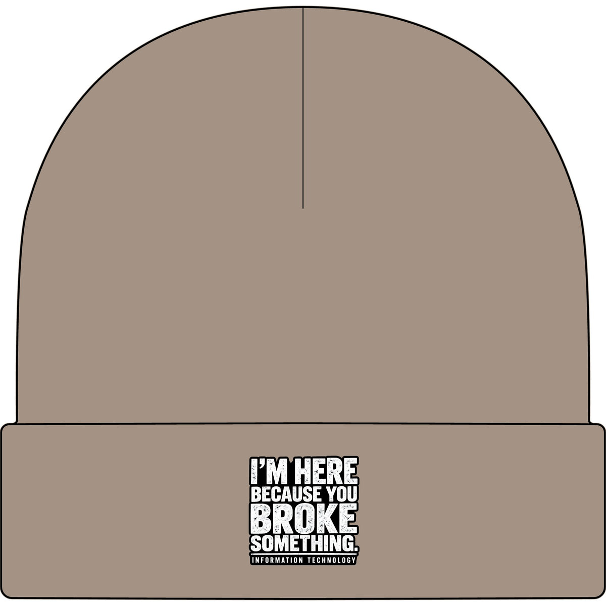 Broke Something - AS Colour 1107 Cuff Beanie