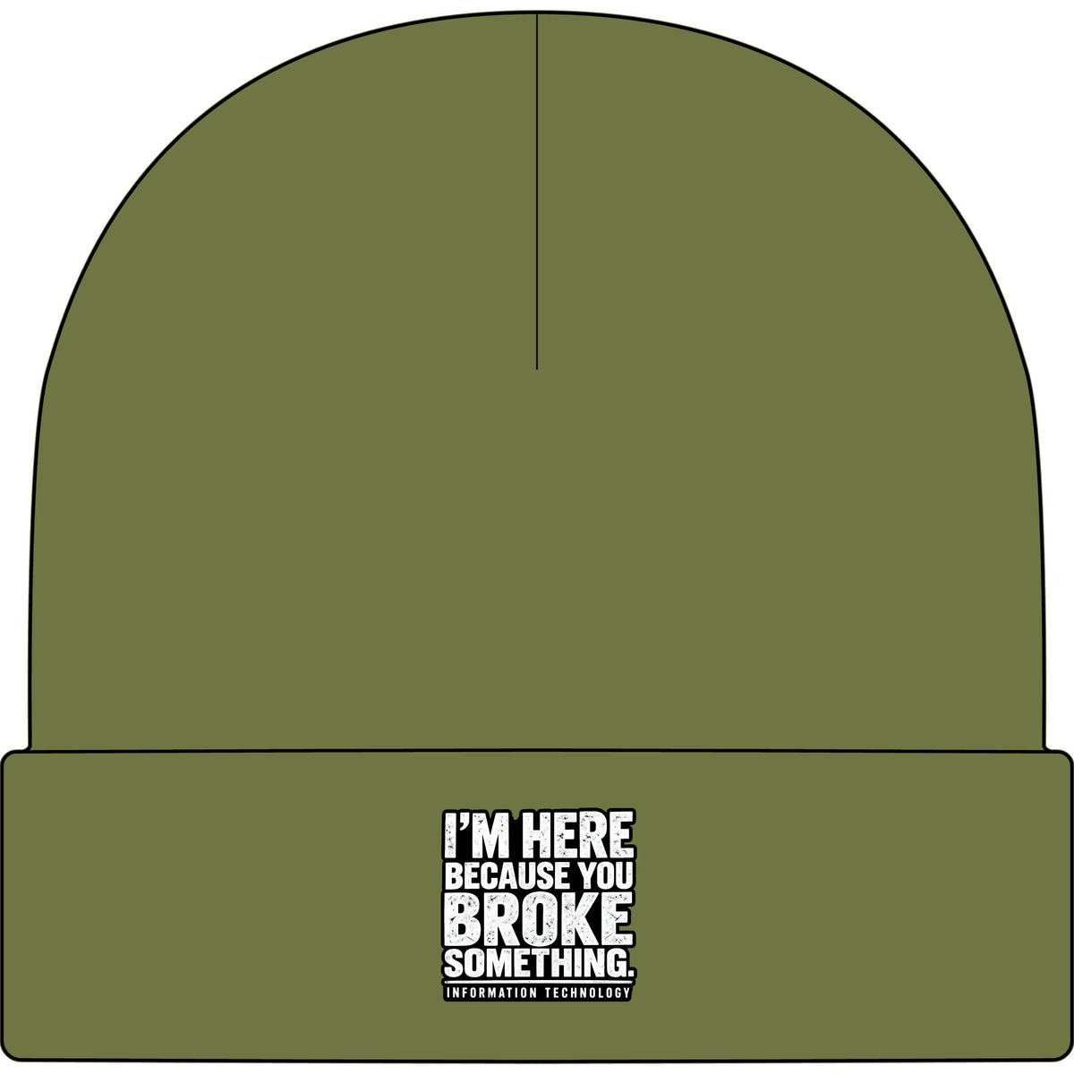 Broke Something - AS Colour 1107 Cuff Beanie