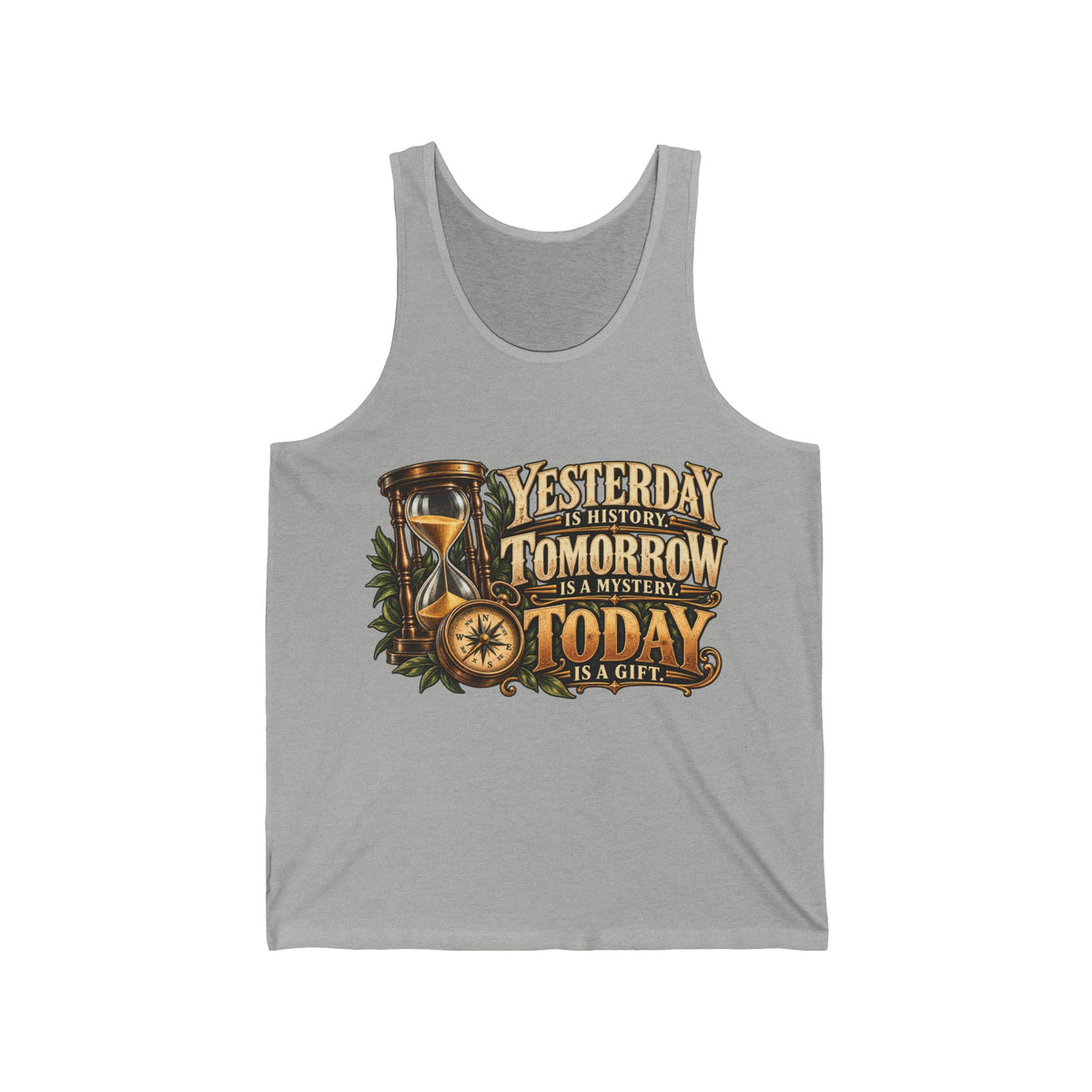 Yesterday Tomorrow Today - Transparent - Athletic Tank