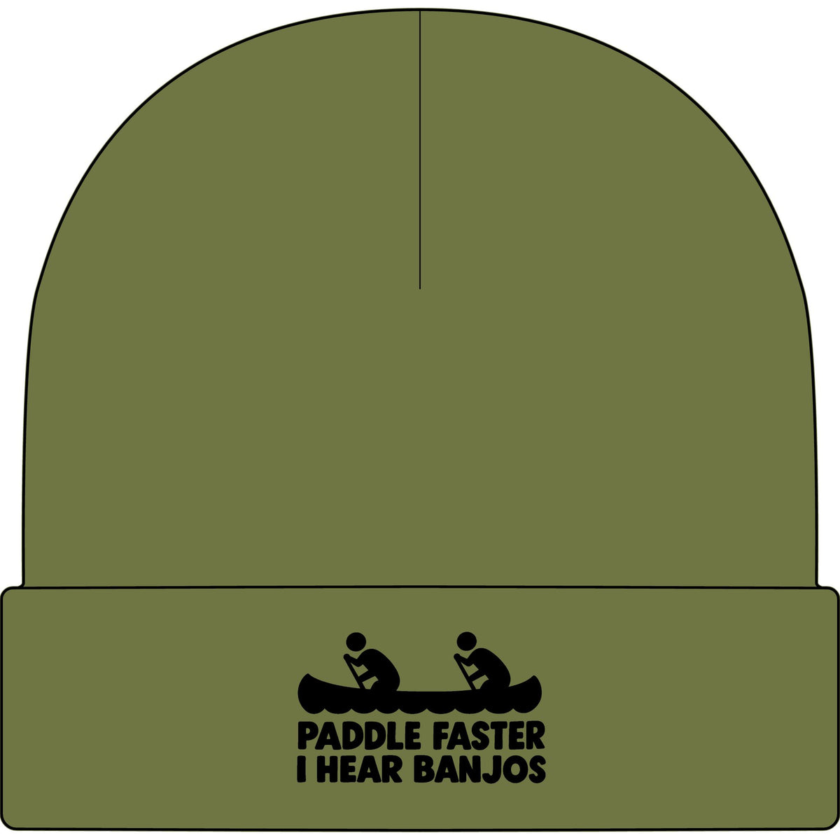 Paddle Faster Banjos - AS Colour 1107 Cuff Beanie