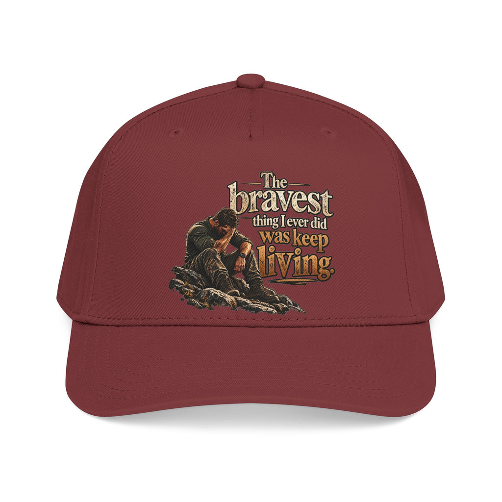 The Bravest Thing I Ever Did Was Keep Living - OTTO Baseball Hat