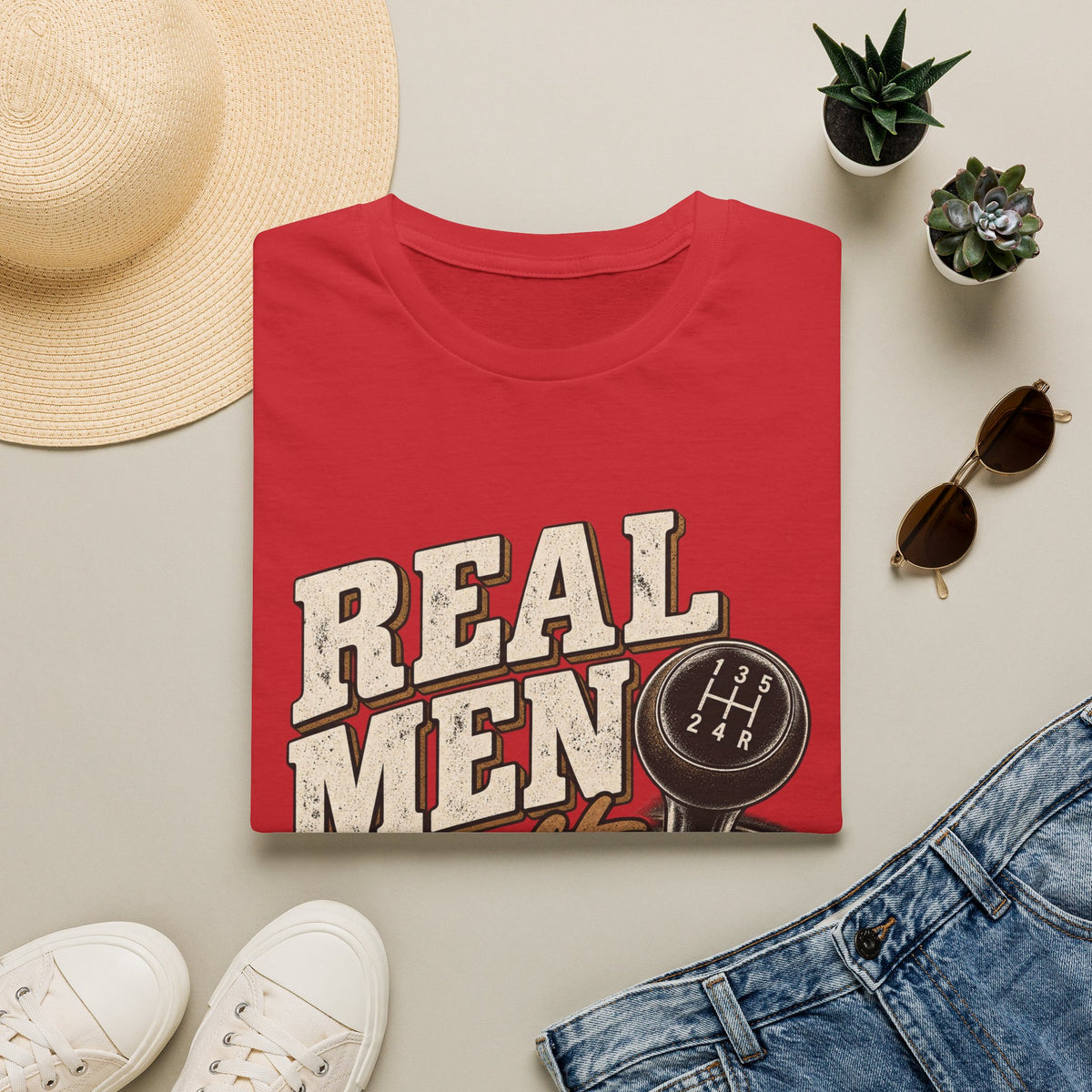 Real Men Shift - Classic Tee