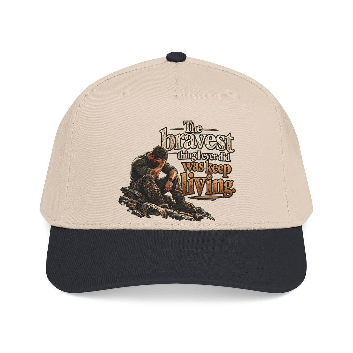 The Bravest Thing I Ever Did Was Keep Living - OTTO Baseball Hat