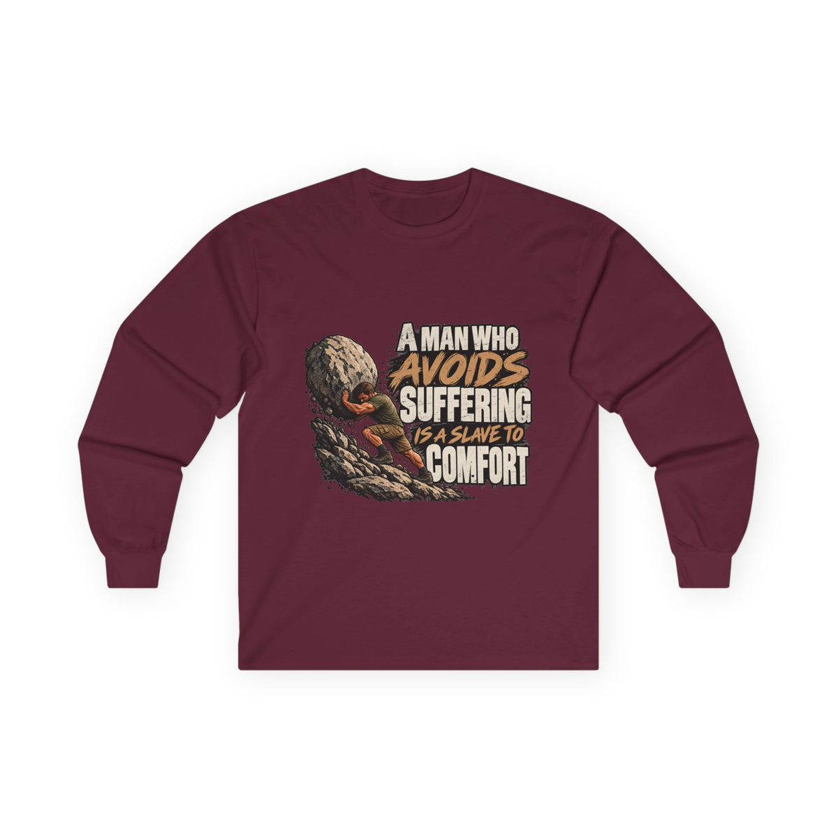 A Man Who Avoids Suffering - Unisex Ultra Cotton Long Sleeve Tee