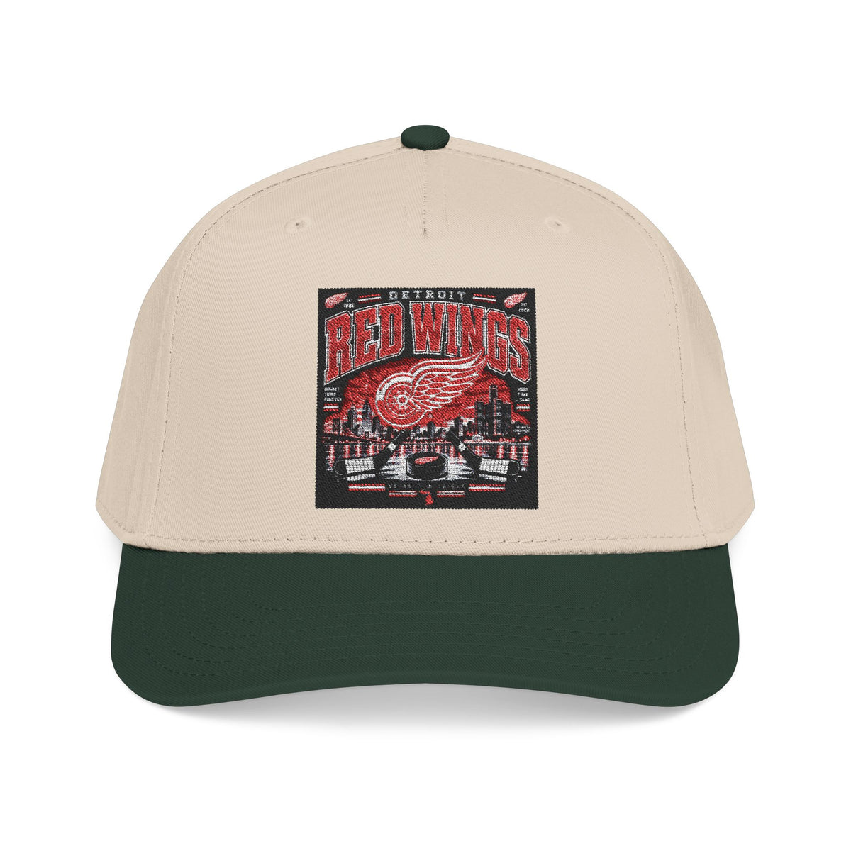 Detroit Red Wings Hockey Skyline - OTTO Baseball Hat