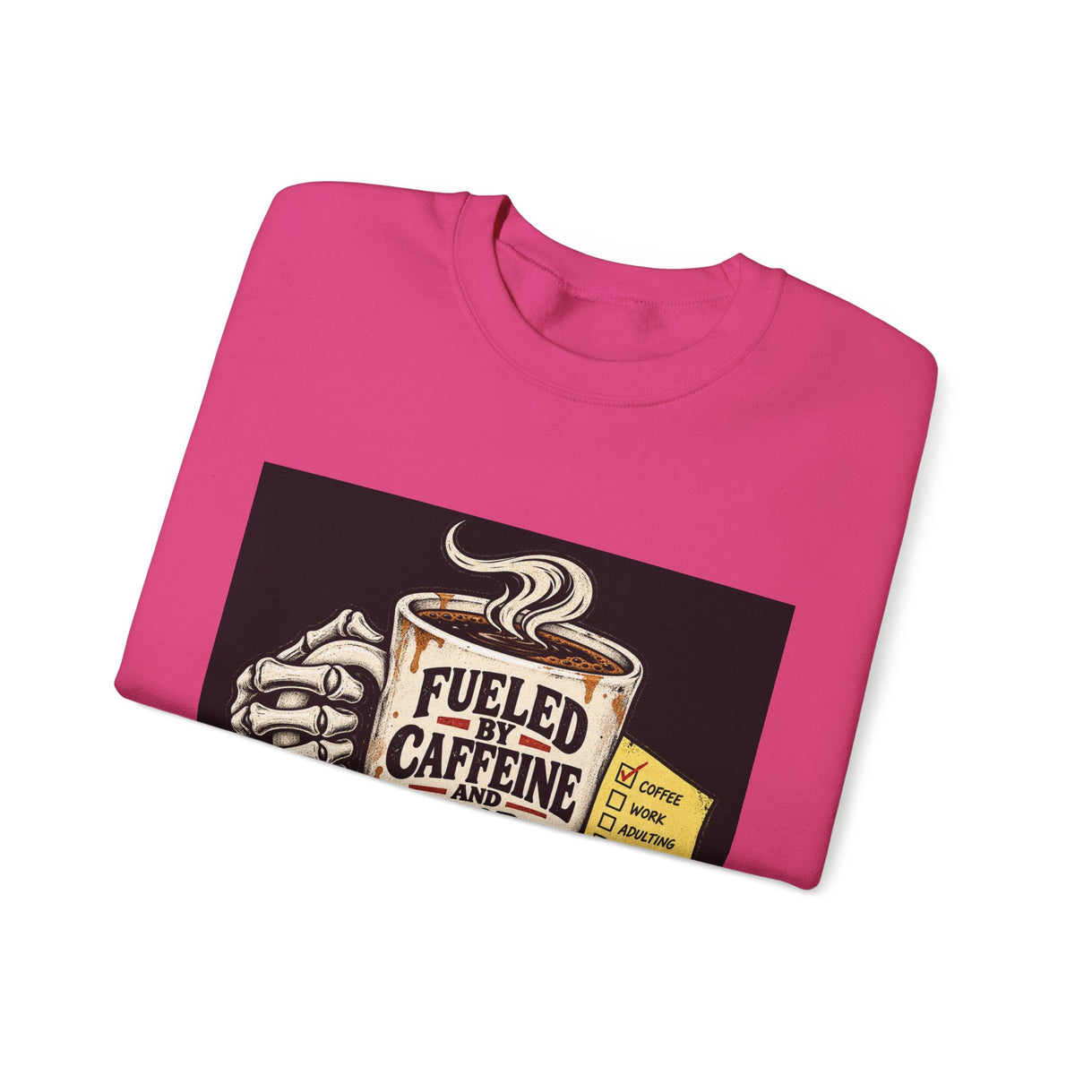 Fueled by Caffeine - Crewneck Sweatshirt