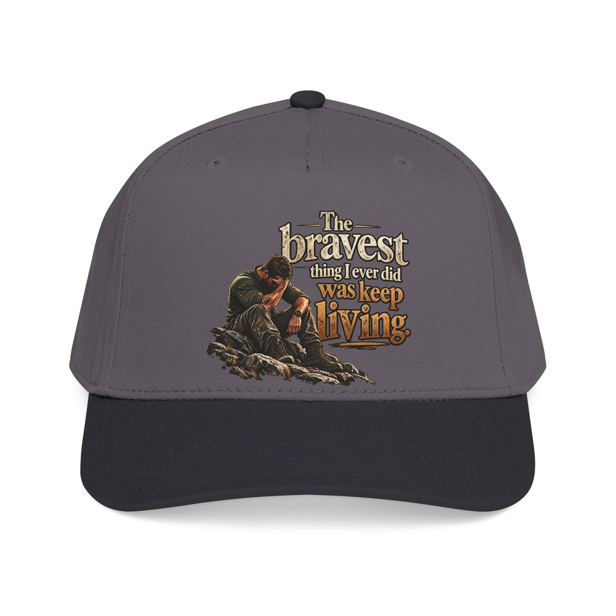 The Bravest Thing I Ever Did Was Keep Living - OTTO Baseball Hat
