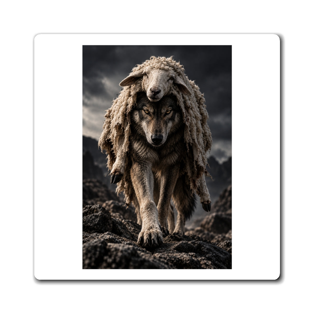 Wolf in Sheep's Clothing - Magnet