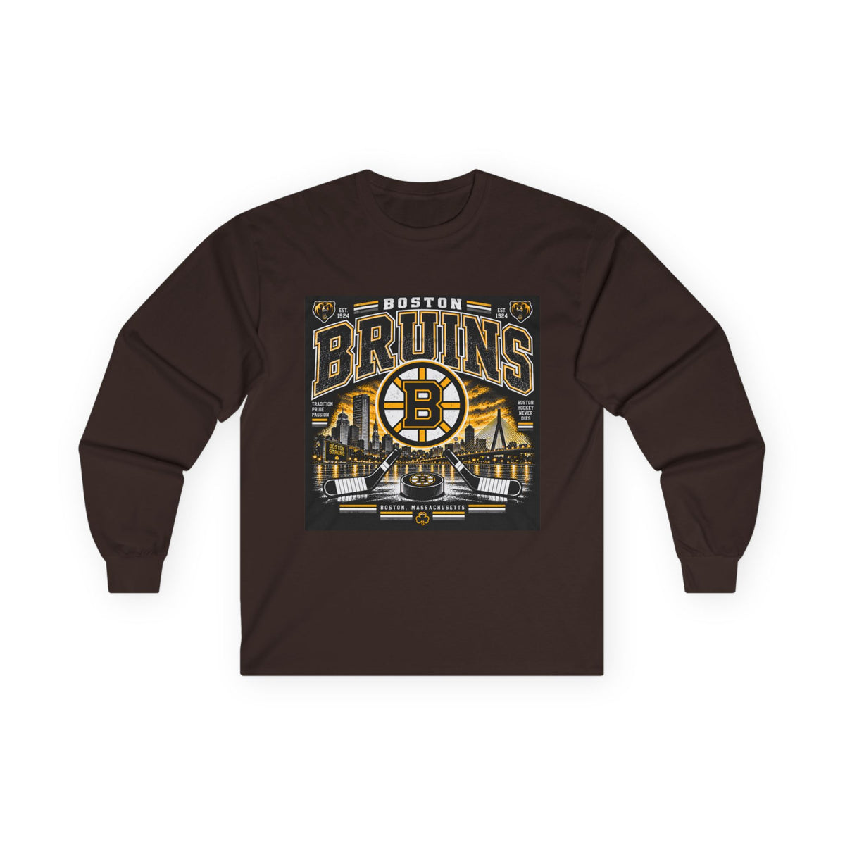 Boston Bruins Heritage - Unisex Ultra Cotton Long Sleeve Tee