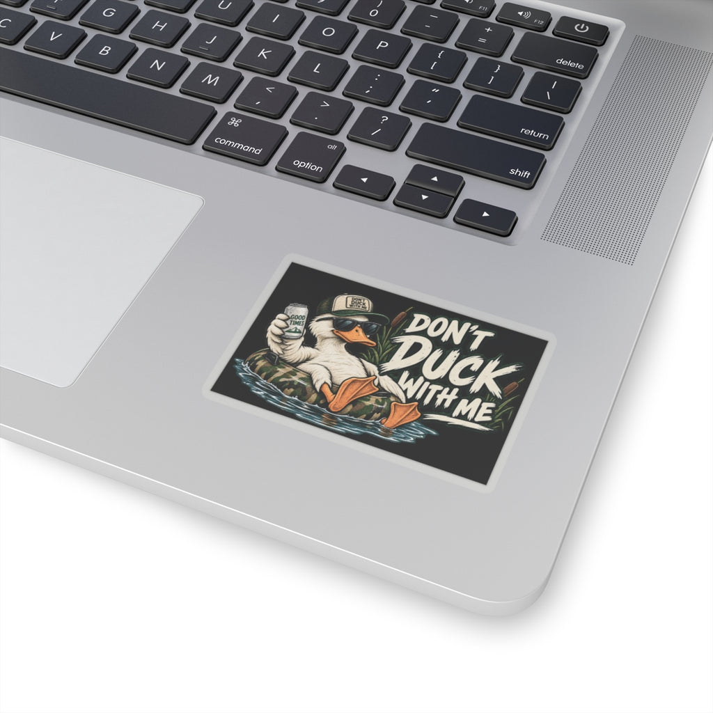 Duck With Me Camo - Kiss-Cut Sticker