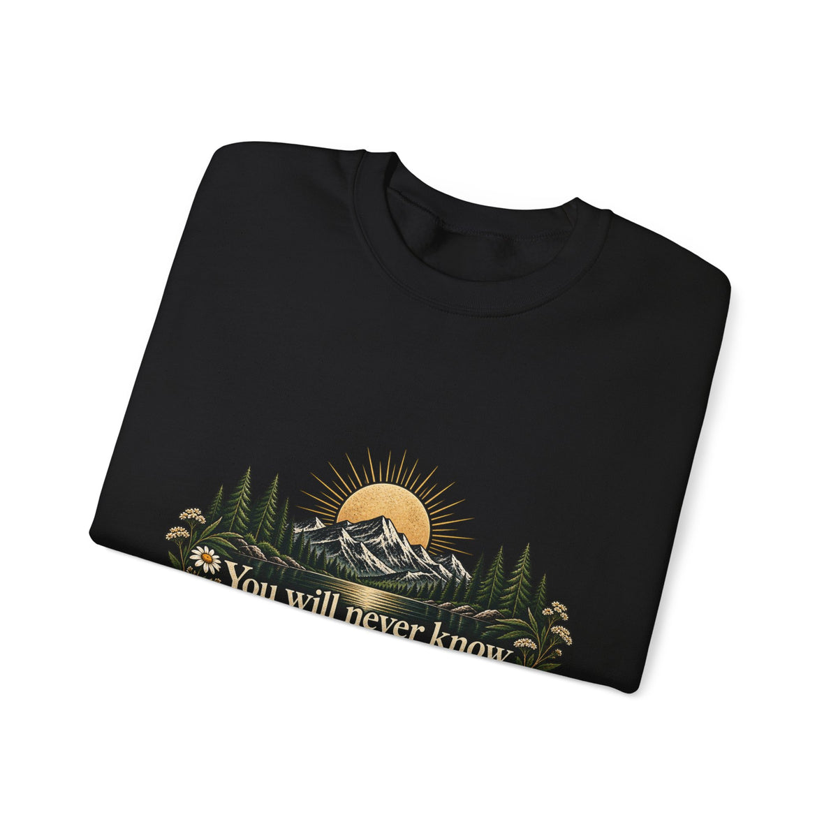 You Will Never Know The Violence It Took To Become This Peaceful - Crewneck Sweatshirt