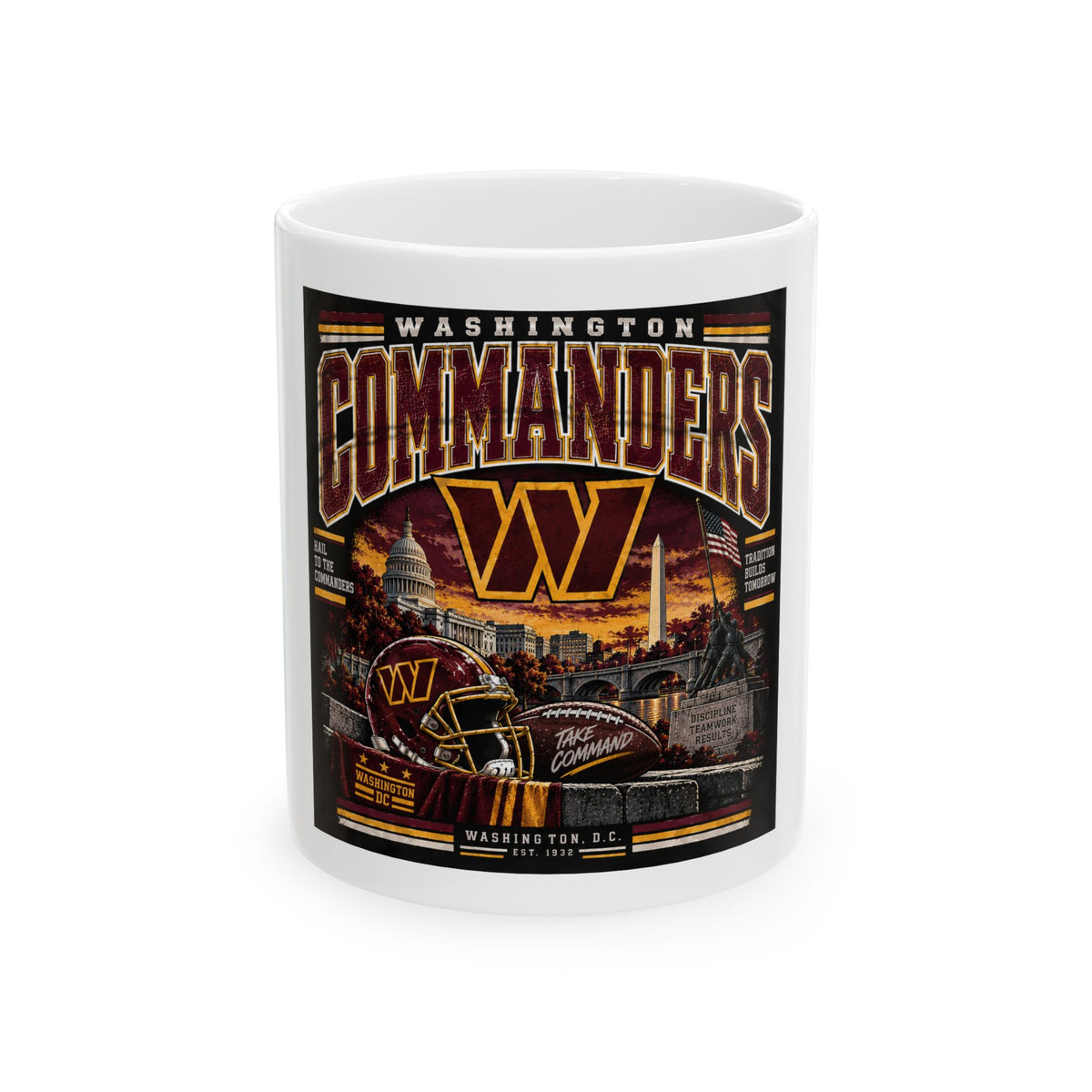 Washington Commanders Pride - Ceramic Mug 11oz and 15oz
