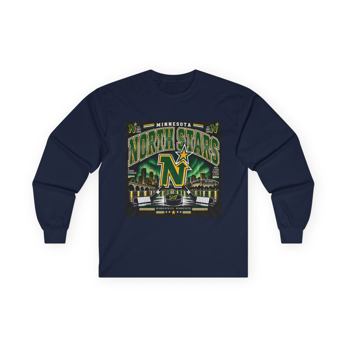 Minnesota North Stars Classic - Unisex Ultra Cotton Long Sleeve Tee