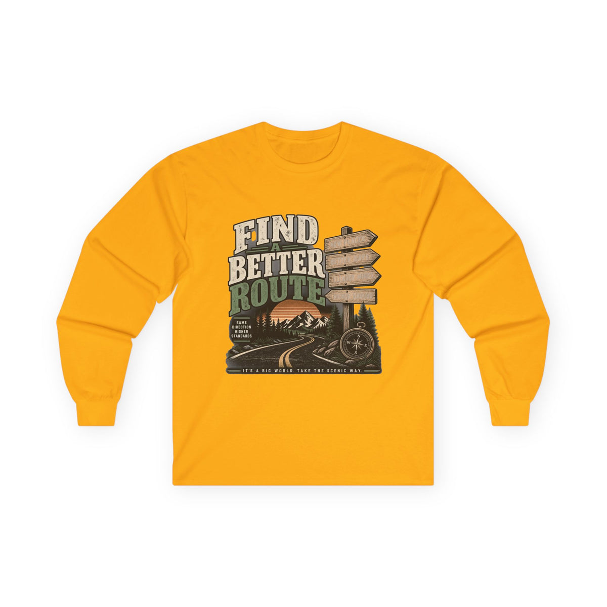 Find A Better Route - Unisex Ultra Cotton Long Sleeve Tee