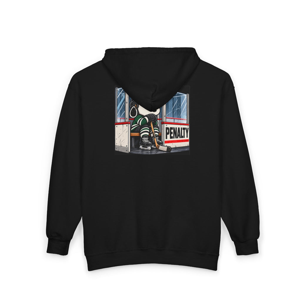 Snoopy Hockey Penalty Box Green - Full-Zip Hooded Sweatshirt
