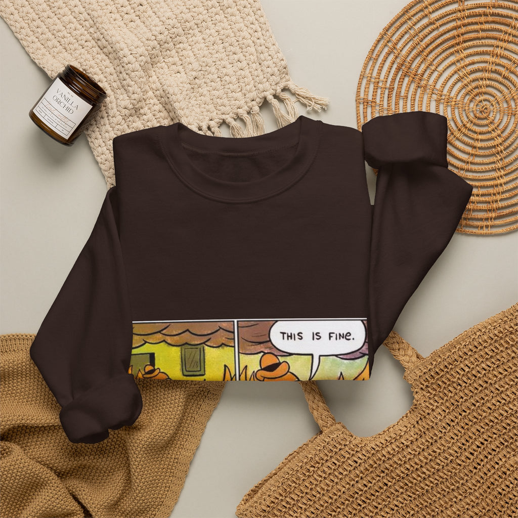 This Is Fine - Crewneck Sweatshirt