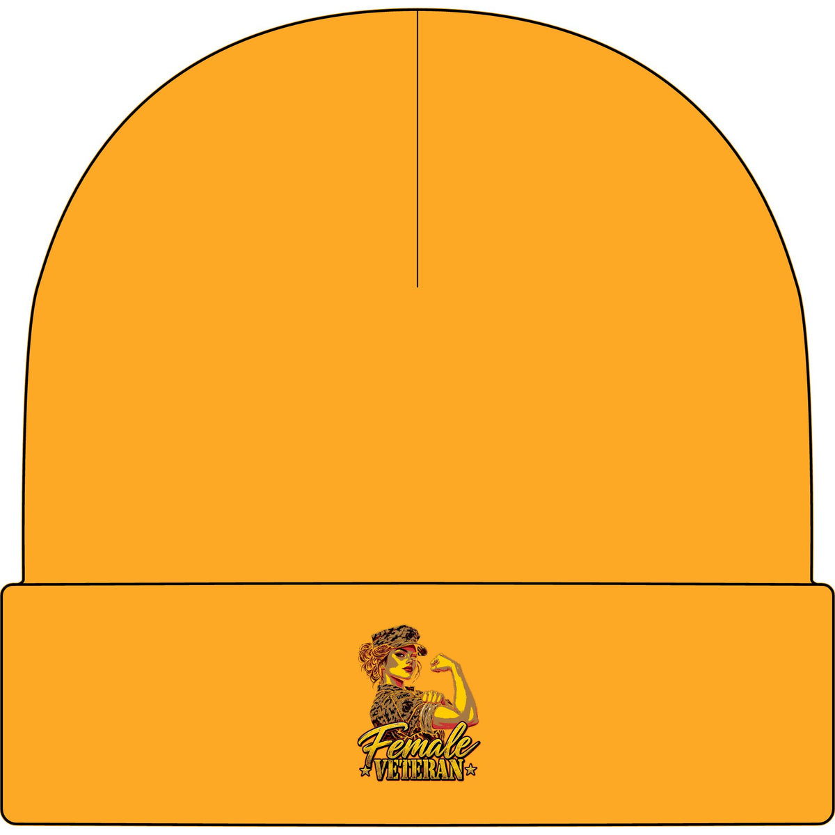 Female Veteran Pride - AS Colour 1107 Cuff Beanie