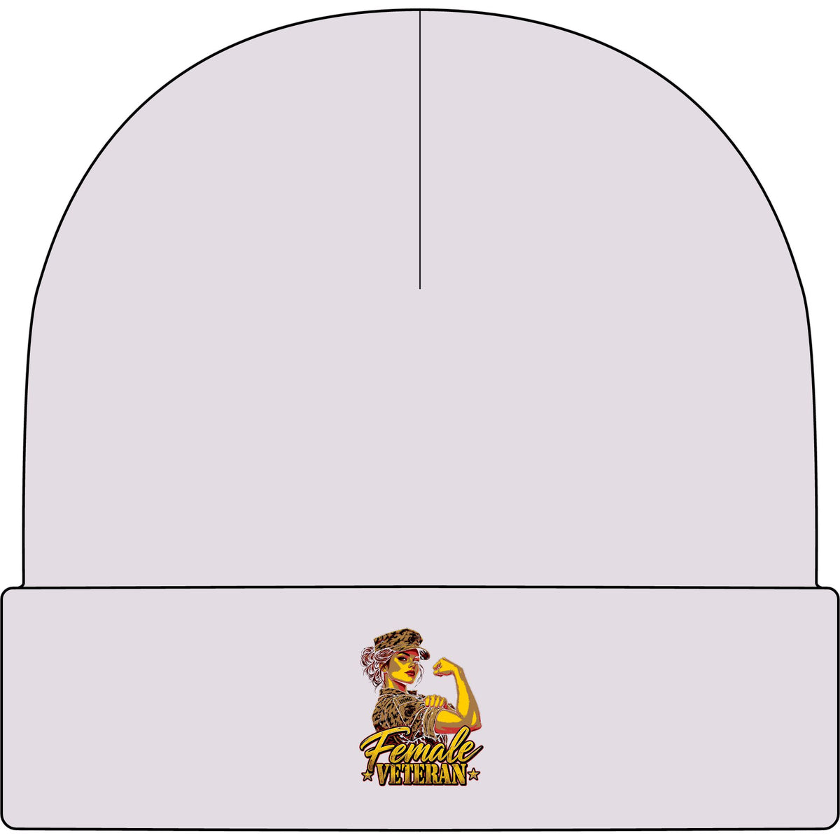 Female Veteran Pride - AS Colour 1107 Cuff Beanie