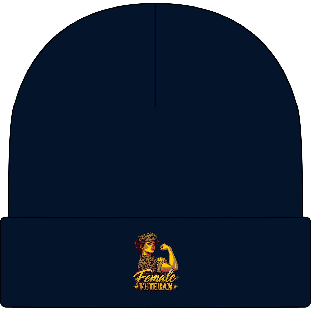 Female Veteran Pride - AS Colour 1107 Cuff Beanie