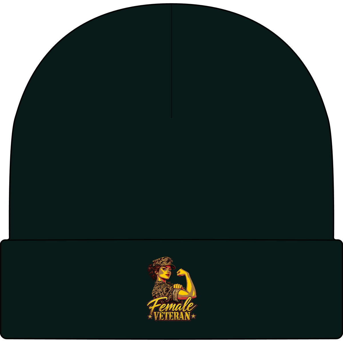 Female Veteran Pride - AS Colour 1107 Cuff Beanie