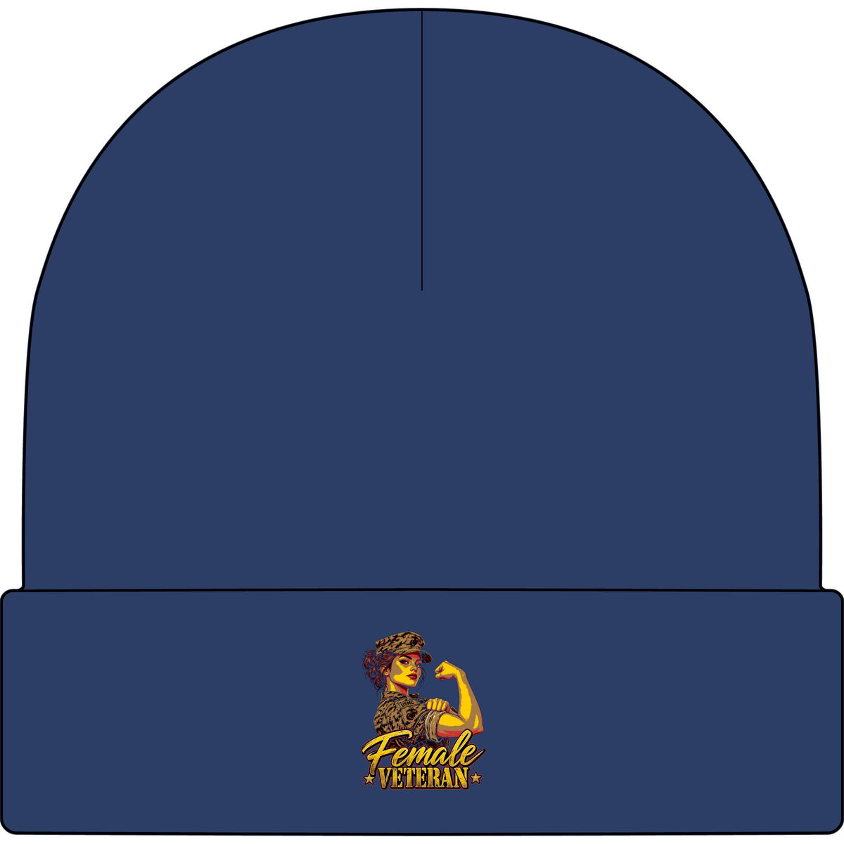 Female Veteran Pride - AS Colour 1107 Cuff Beanie