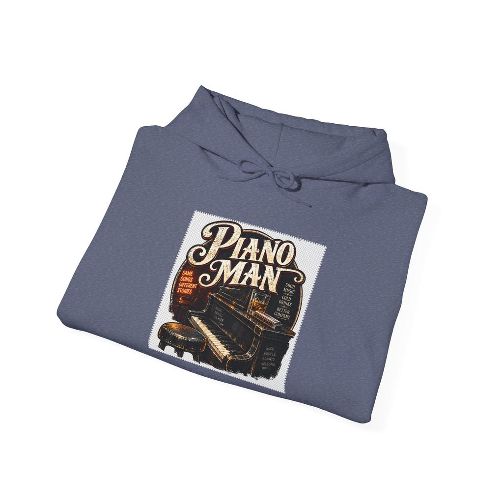 Piano Man Retro Bar - Hoodie