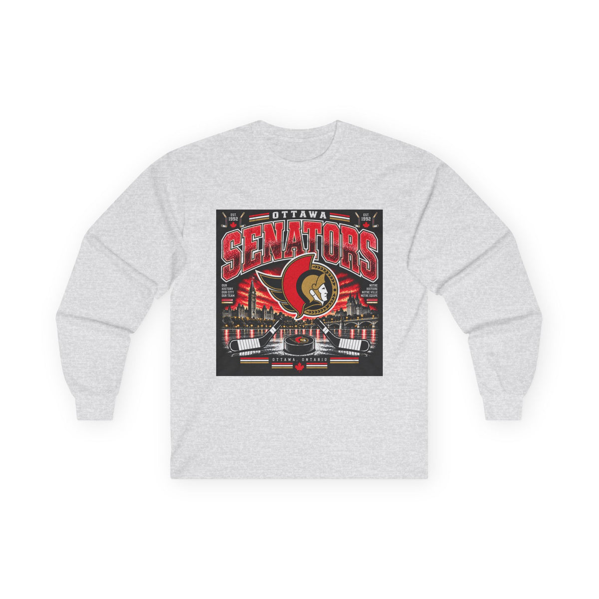 Ottawa Senators Est 1992 - Unisex Ultra Cotton Long Sleeve Tee